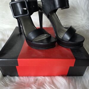 G by Guess Black Platform Heels